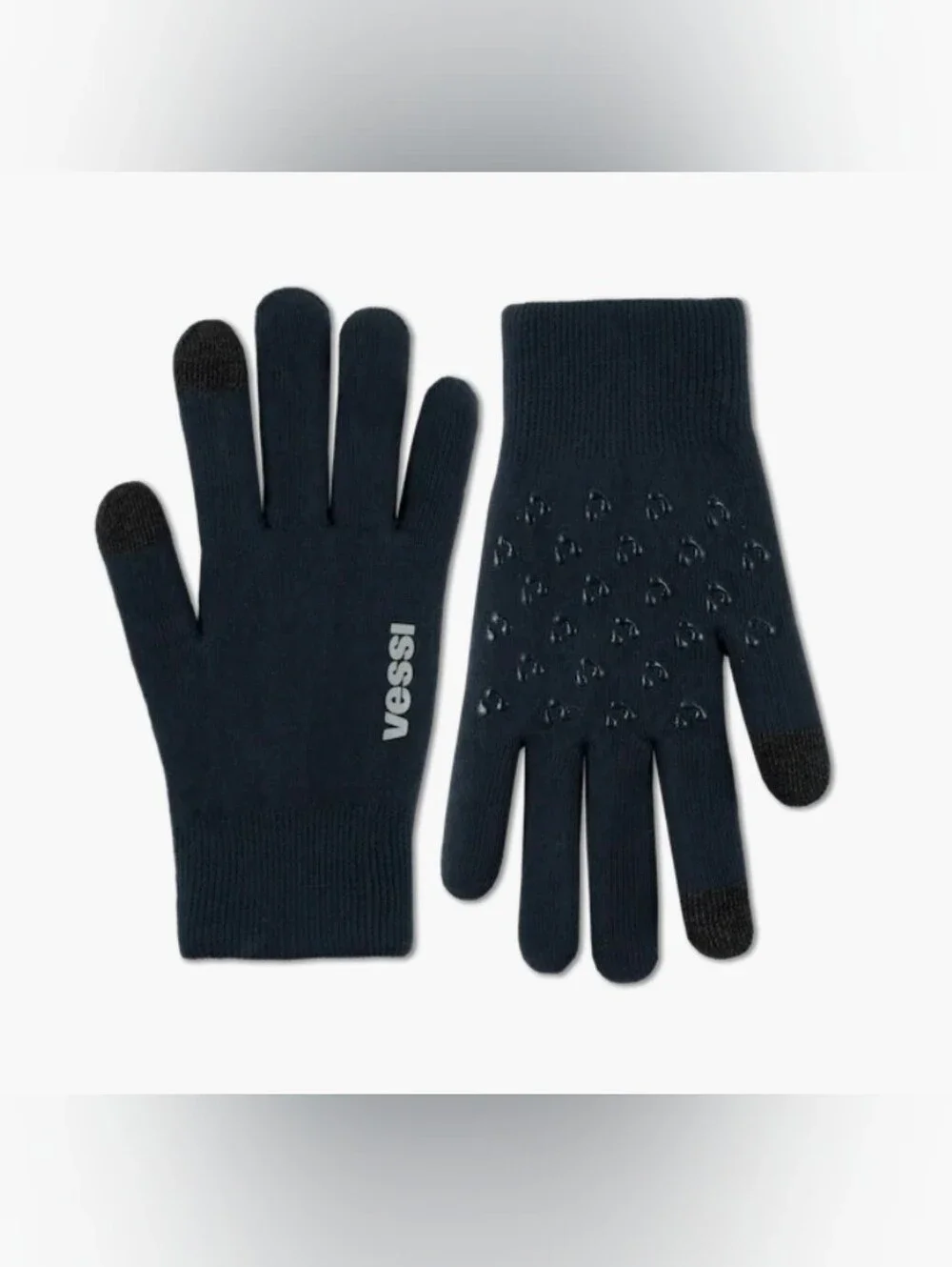 Vessi Forecast Gloves Black Waterproof Size Large NWT